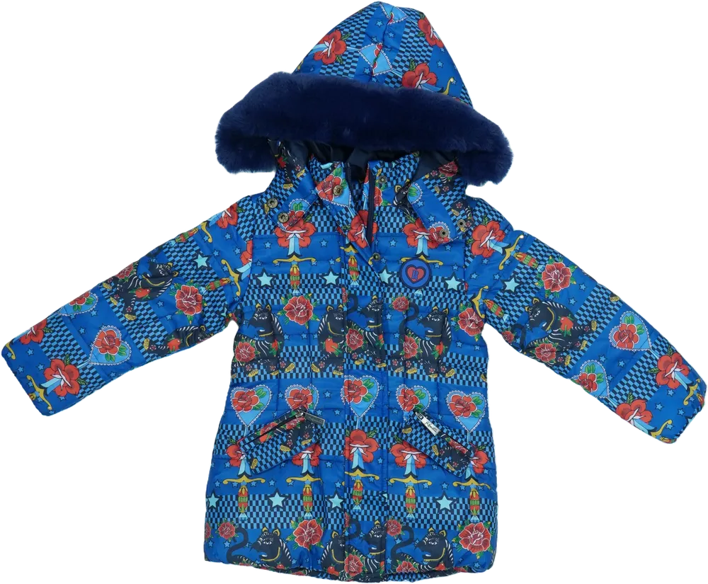 Többszínű Rosalita Télikabát EU 104 / UK 4 év / US 4T/XS