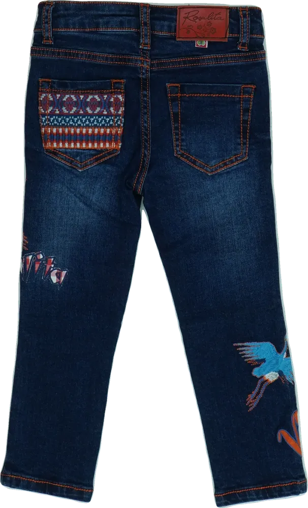 Kék Rosalita Farmernadrág EU 104 / UK 4 év / US 4T/XS