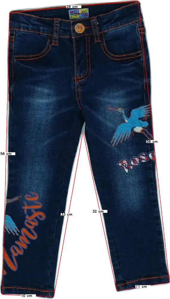 Kék Rosalita Farmernadrág EU 104 / UK 4 év / US 4T/XS