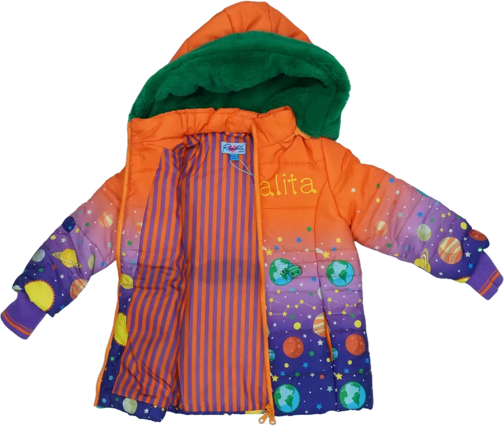 Sárga (narancs) Rosalita Télikabát EU 104 / UK 4 év / US 4T/XS