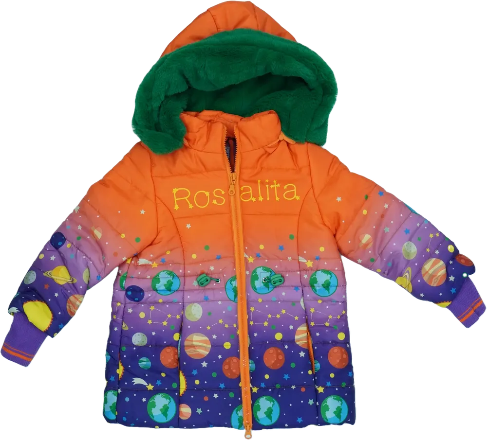 Sárga (narancs) Rosalita Télikabát EU 104 / UK 4 év / US 4T/XS