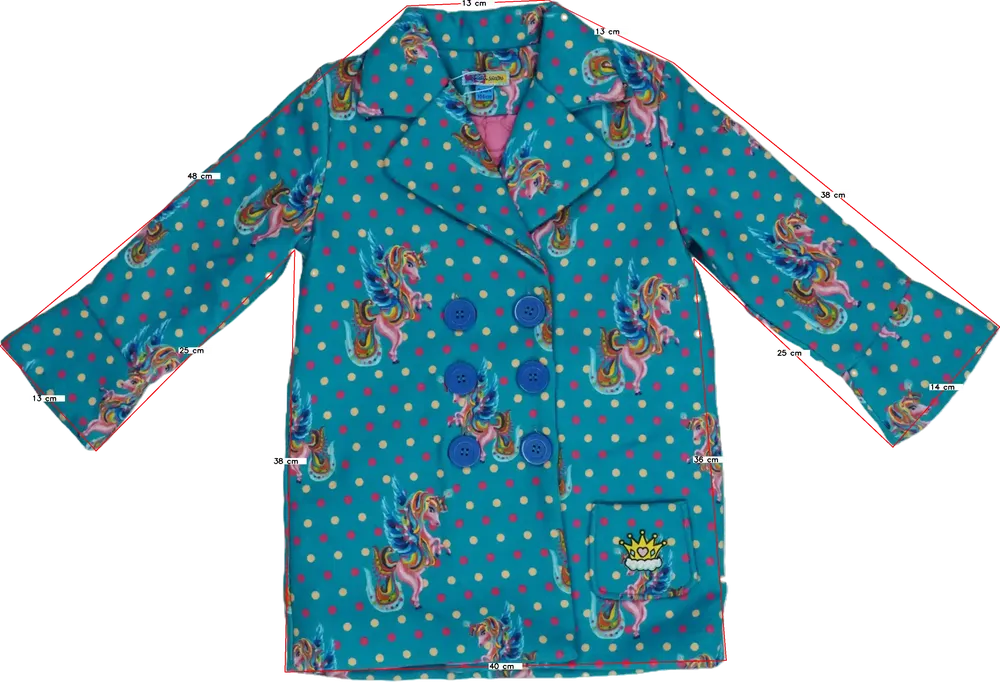 Zöld Rosalita Átmeneti kabát EU 104 / UK 4 év / US 4T/XS