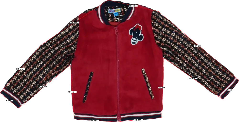 Többszínű Rosalita Átmeneti kabát EU 104 / UK 4 év / US 4T/XS