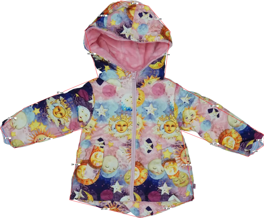 Rózsaszín Rosalita Télikabát EU 98 / UK 3 év / US 3T