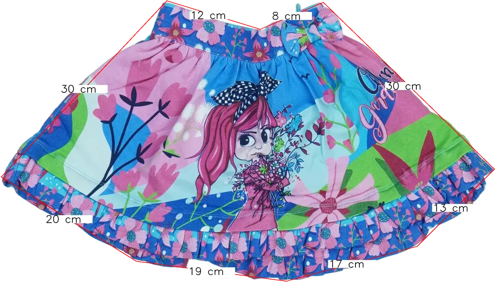 Kék Rosalita Szoknya EU 104 / UK 4 év / US 4T/XS