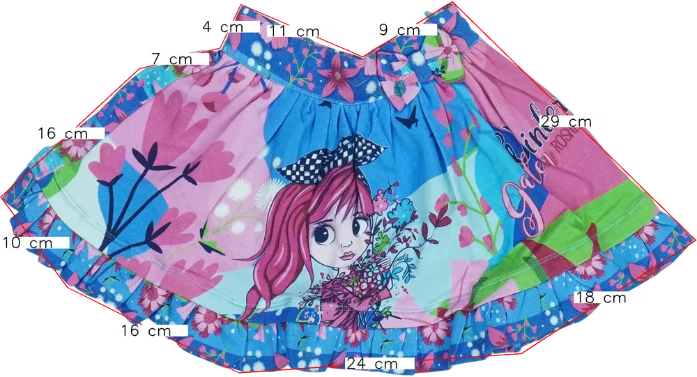 Kék Rosalita Szoknya EU 98 / UK 3 év / US 3T