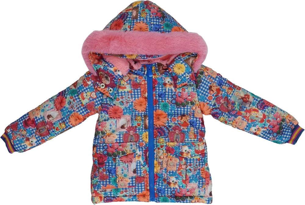 Többszínű Rosalita Télikabát EU 98 / UK 3 év / US 3T