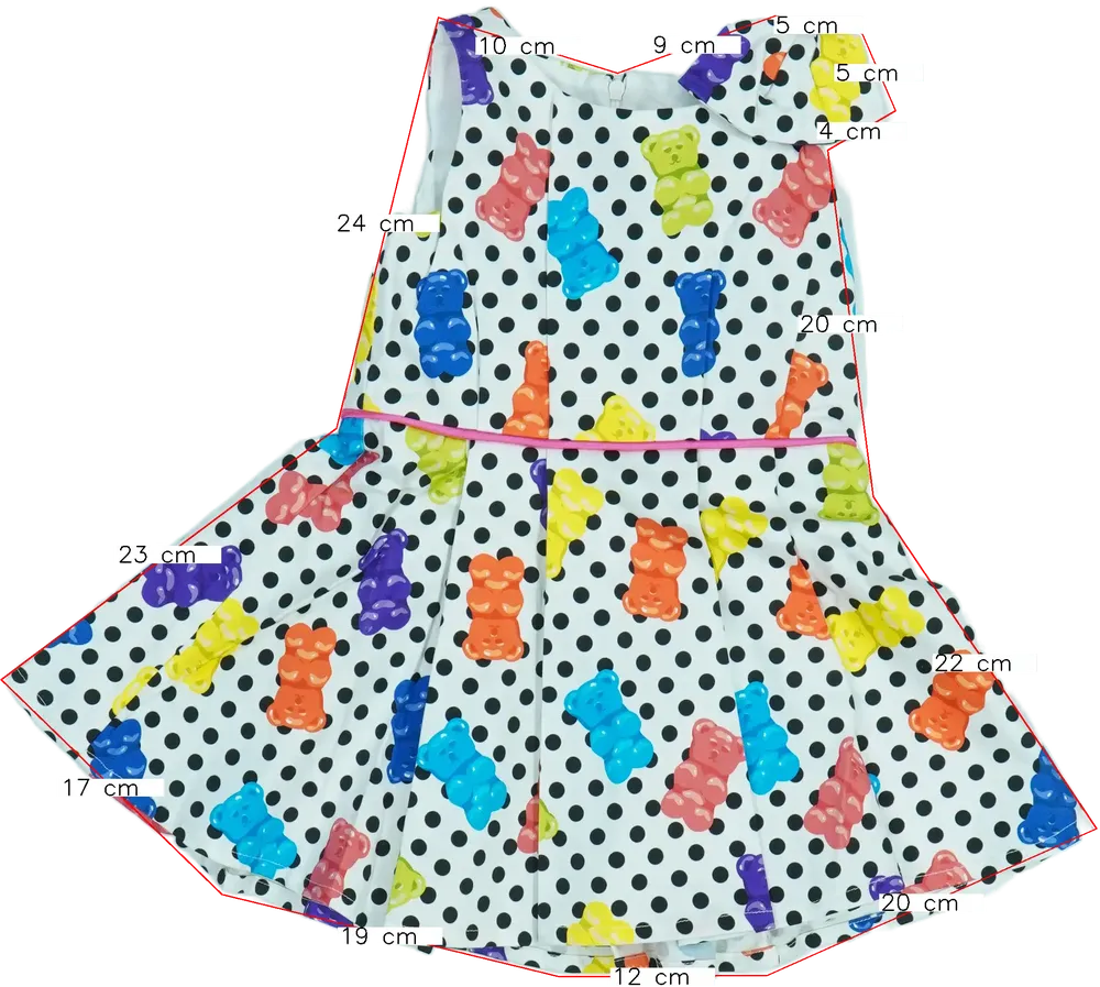 Fehér Rosalita Ruha EU 104 / UK 4 év / US 4T/XS