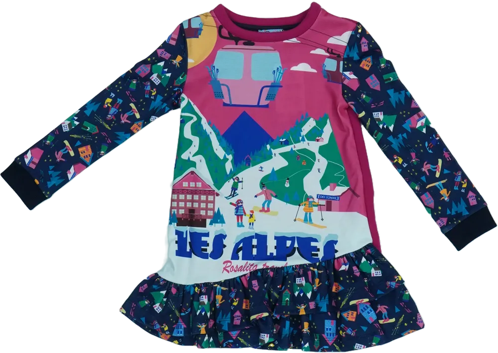 Többszínű Rosalita Ruha EU 104 / UK 4 év / US 4T/XS