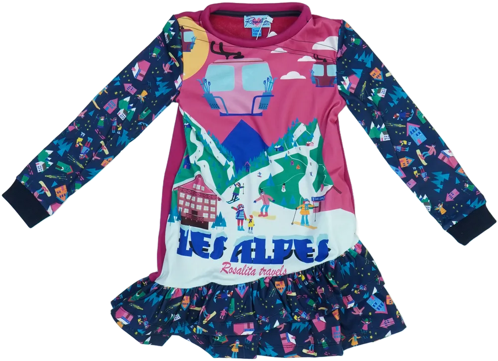 Többszínű Rosalita Ruha EU 110 / UK 5 év / US 5 év/XS