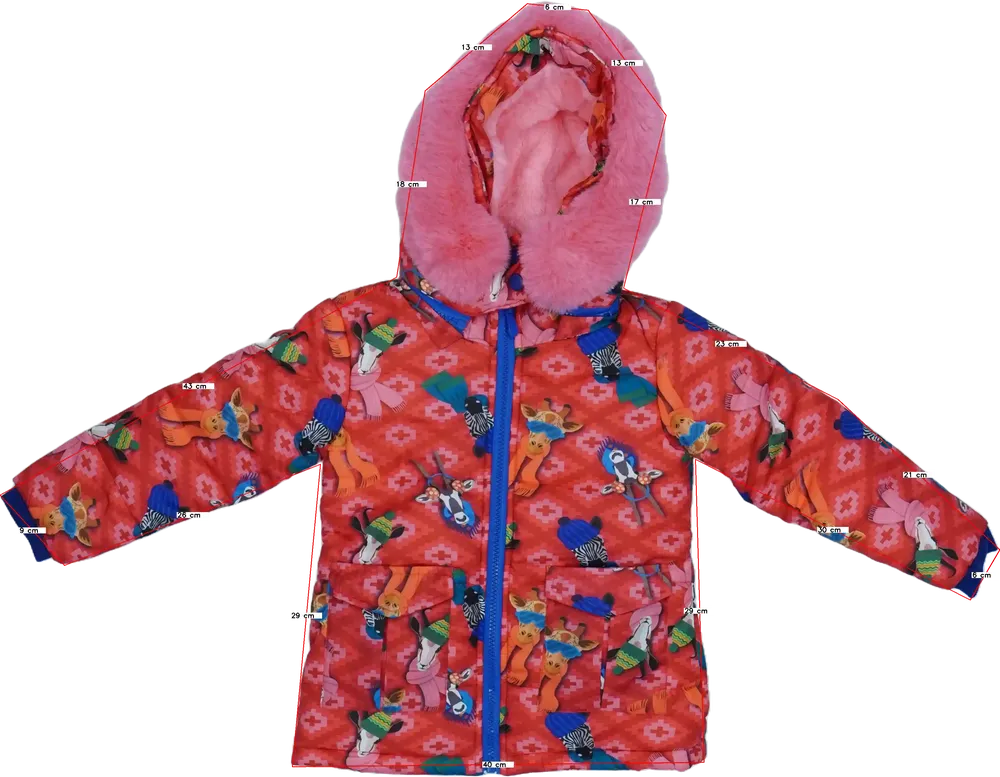 Piros Rosalita Télikabát EU 98 / UK 3 év / US 3T