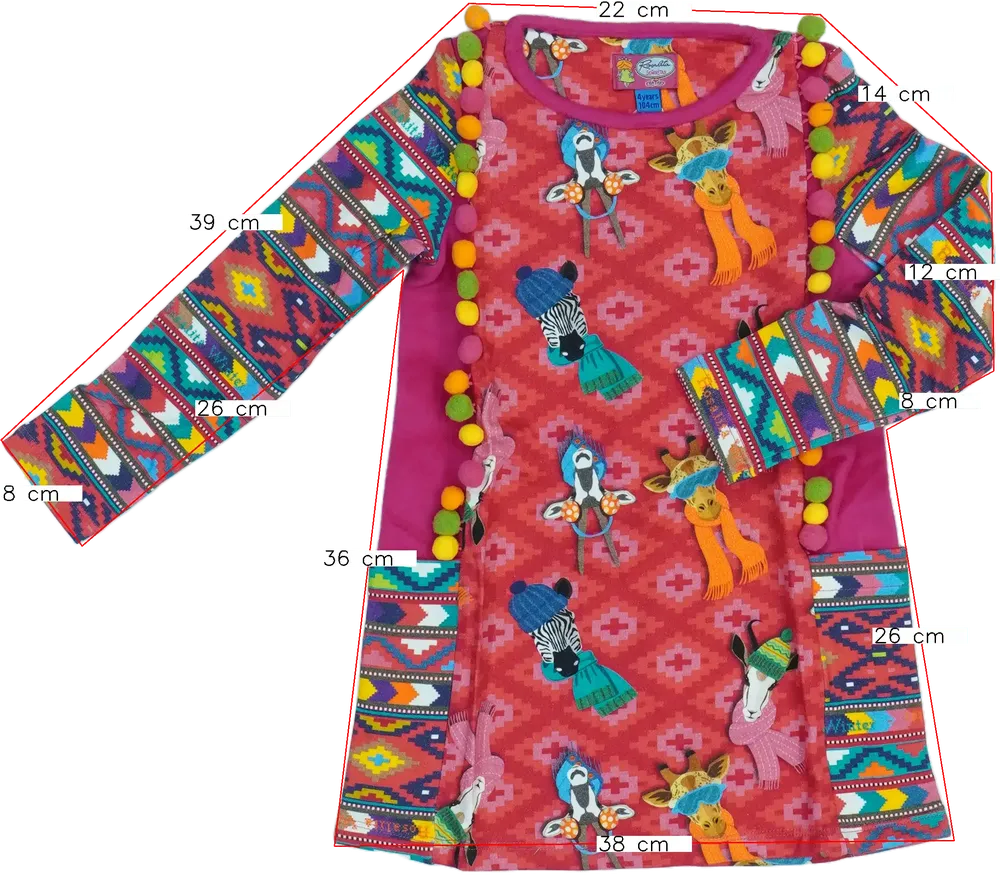 Rózsaszín Rosalita Szoknya EU 104 / UK 4 év / US 4T/XS