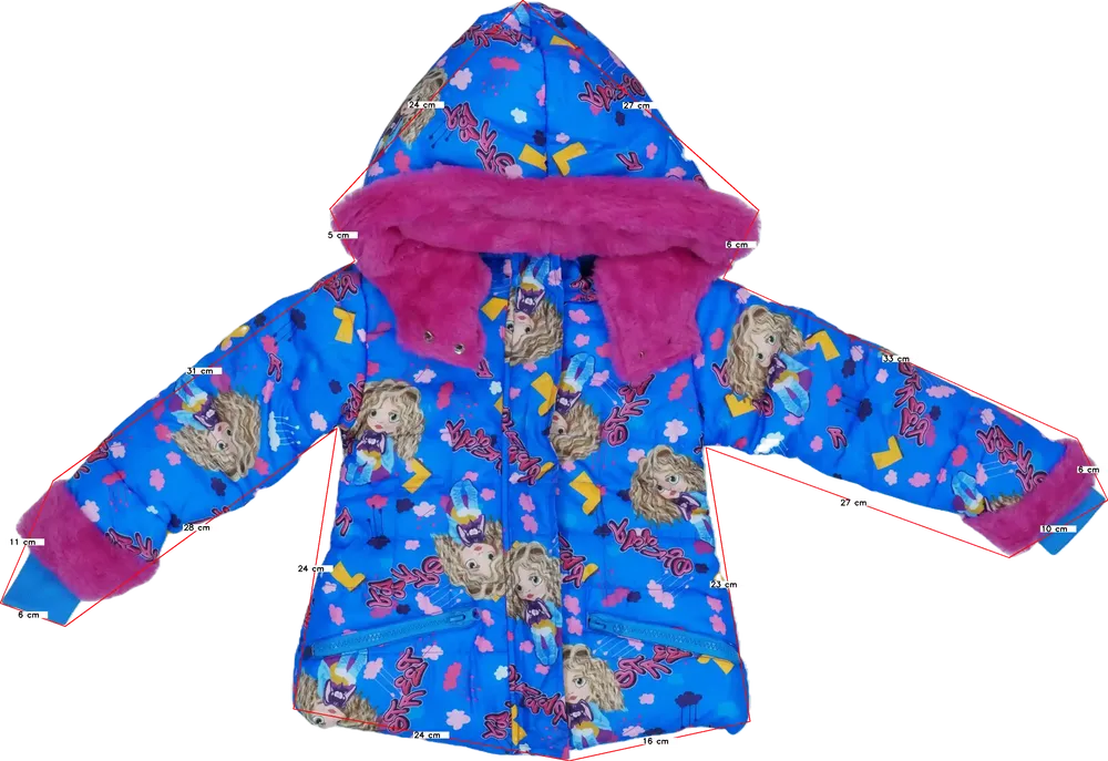 Kék Rosalita Télikabát EU 92 / UK 2 év / US 2T
