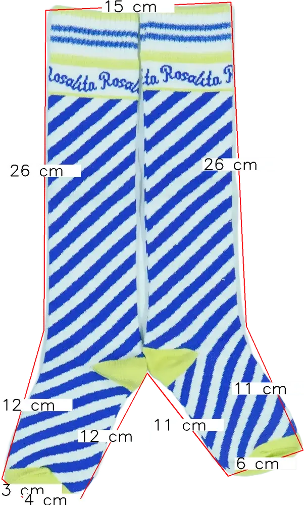 Fehér Rosalita Térdzokni EU 33