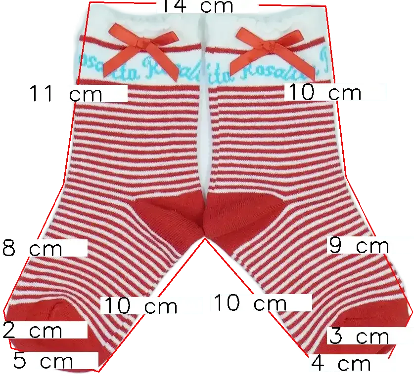 Többszínű Rosalita Zokni EU 28