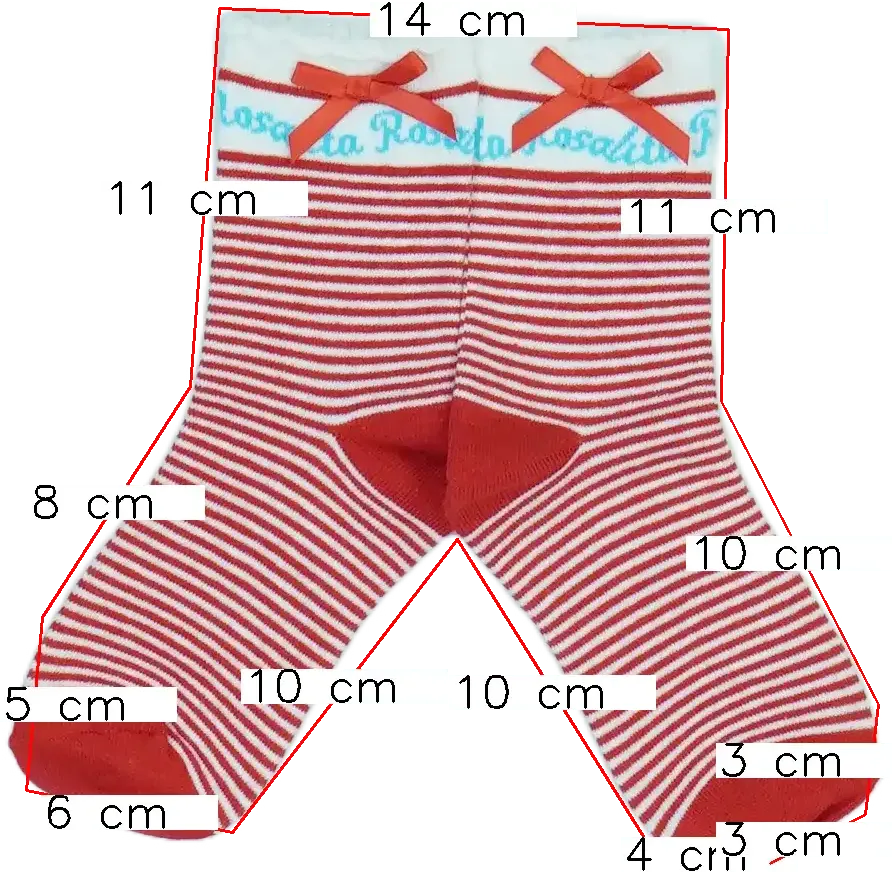 Többszínű Rosalita Zokni EU 33