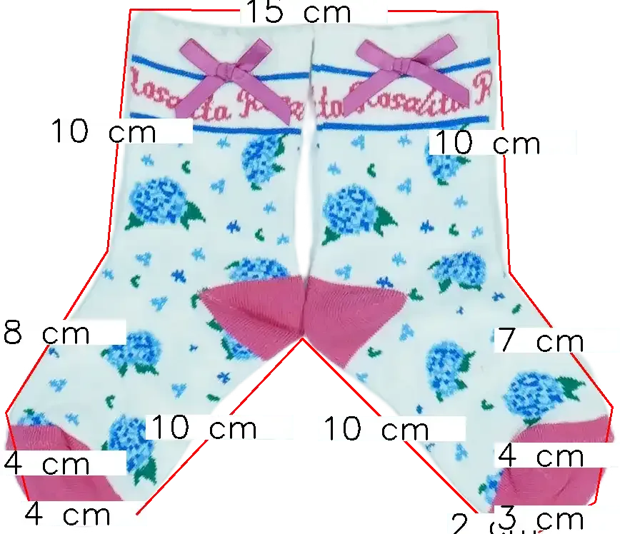 Fehér Rosalita Zokni EU 28