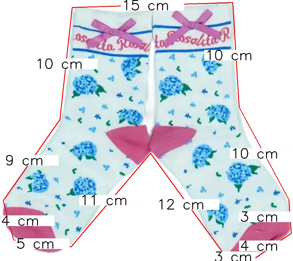 Fehér Rosalita Zokni EU 33