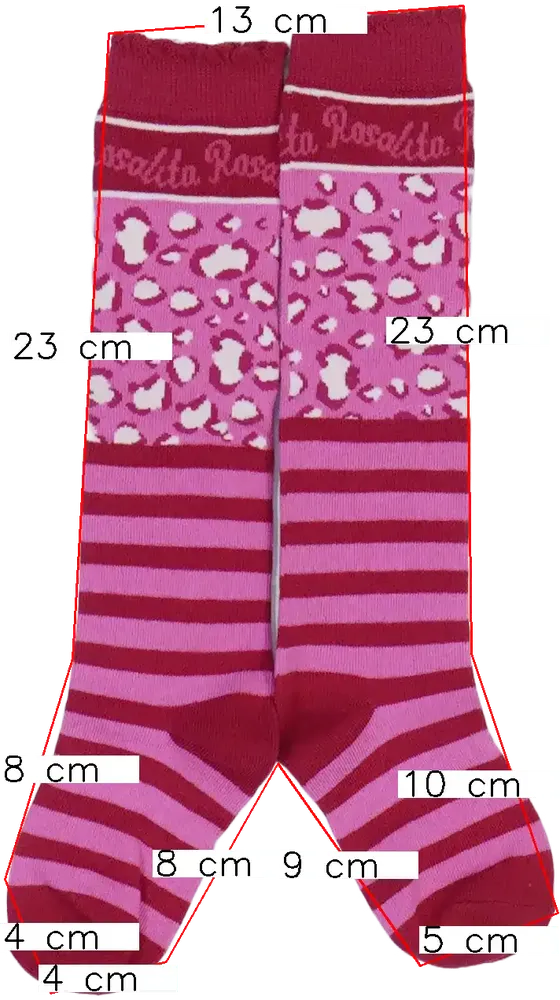 Pink Rosalita Kneehighs EU 28