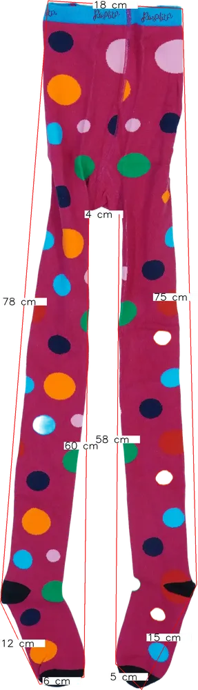 Rózsaszín Rosalita Harisnya EU 128 / UK 8 év / US 8 év/M