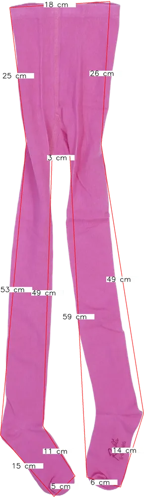 Rózsaszín Rosalita Harisnya EU 128 / UK 8 év / US 8 év/M