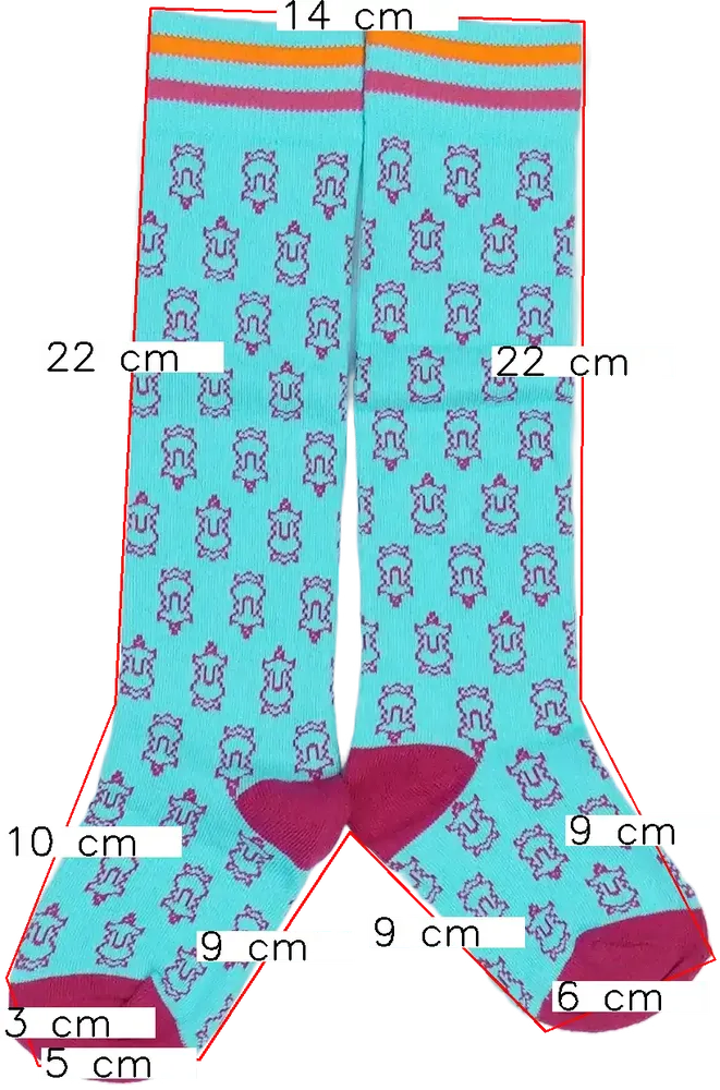 Kék Rosalita Térdzokni EU 28