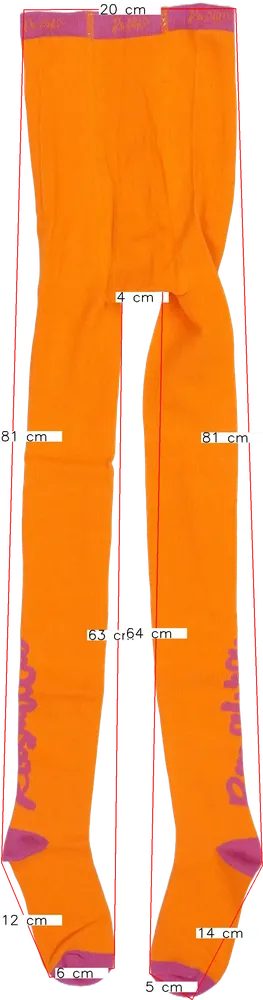 Sárga (narancs) Rosalita Harisnya EU 128 / UK 8 év / US 8 év/M