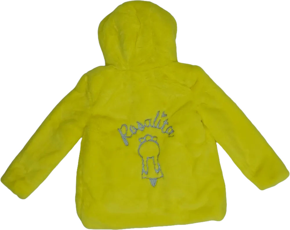 Sárga Rosalita Szőrmekabát EU 116 / UK 6 év / US 6 év/S