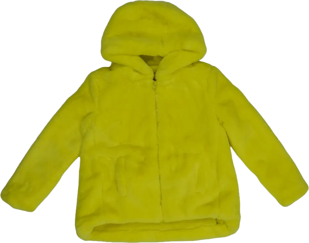 Sárga Rosalita Szőrmekabát EU 116 / UK 6 év / US 6 év/S