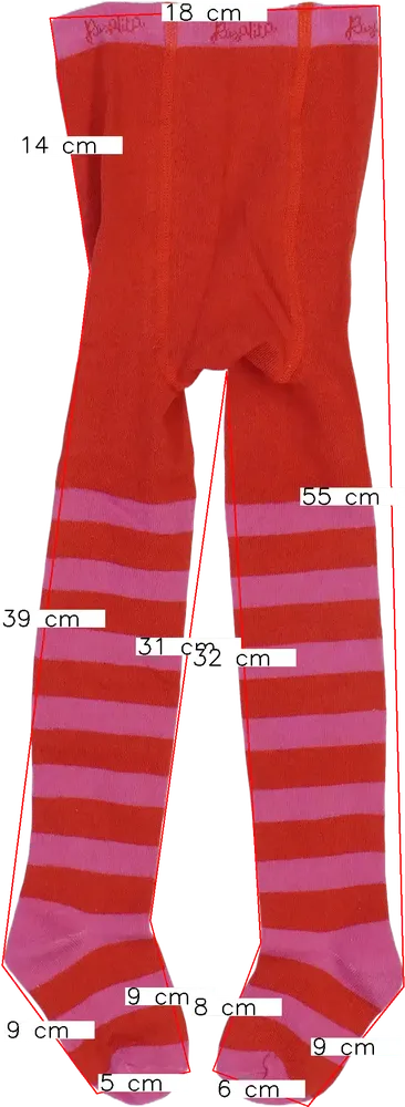 Többszínű Rosalita Harisnya EU 98 / UK 3 év / US 3T
