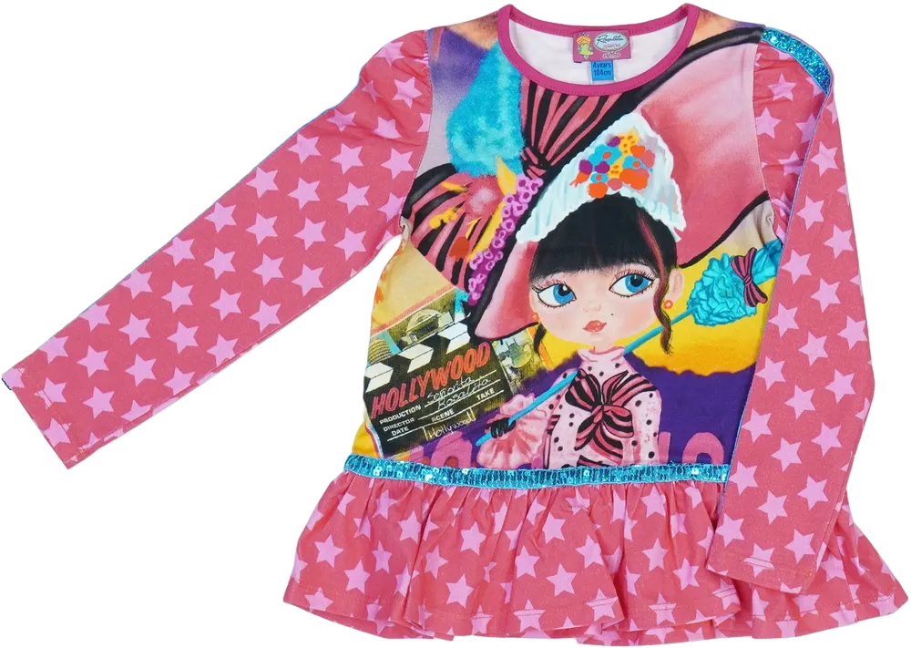 Többszínű Rosalita Hosszú ujjú felső EU 104 / UK 4 év / US 4T/XS