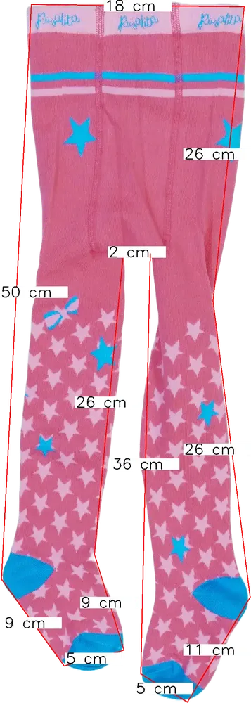 Rózsaszín Rosalita Harisnya EU 98 / UK 3 év / US 3T