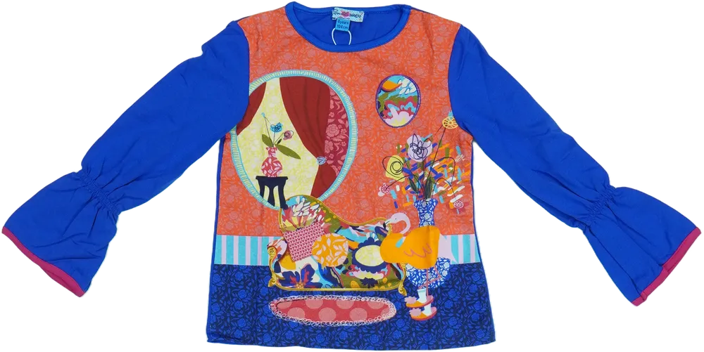 Kék Rosalita Hosszú ujjú felső EU 104 / UK 4 év / US 4T/XS