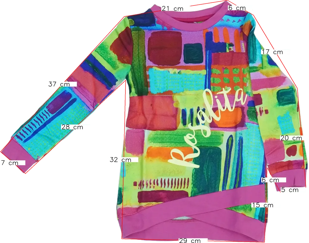 Többszínű Rosalita Pulóver EU 104 / UK 4 év / US 4T/XS