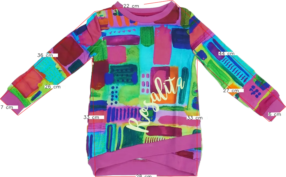 Többszínű Rosalita Pulóver EU 110 / UK 5 év / US 5 év/XS