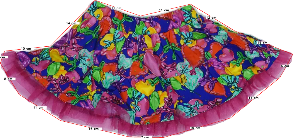 Többszínű Rosalita Szoknya EU 98 / UK 3 év / US 3T