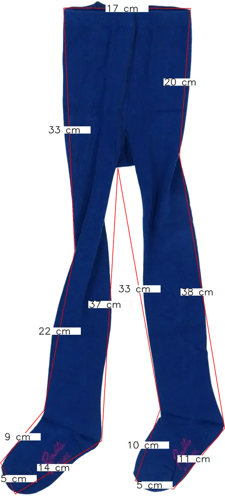 Kék Rosalita Harisnya EU 110 / UK 5 év / US 5 év/XS