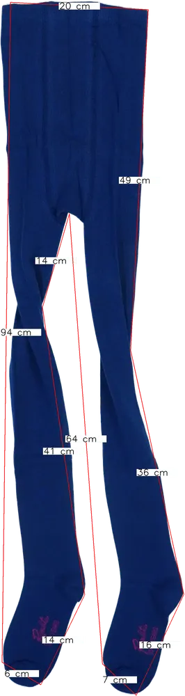 Kék Rosalita Harisnya EU 152 / UK 12 év / US 12 év/L