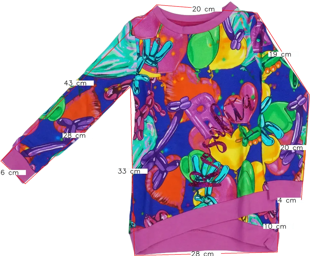 Többszínű Rosalita Pulóver EU 104 / UK 4 év / US 4T/XS