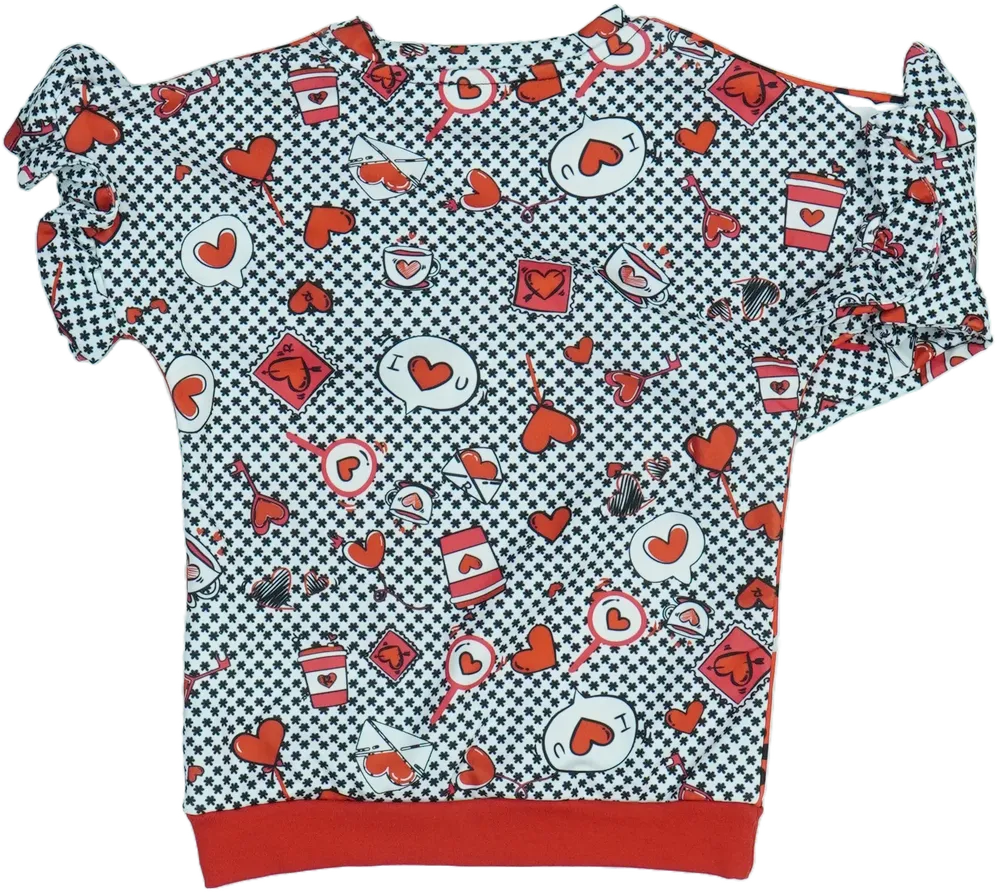 Piros Rosalita Pulóver EU 98 / UK 3 év / US 3T