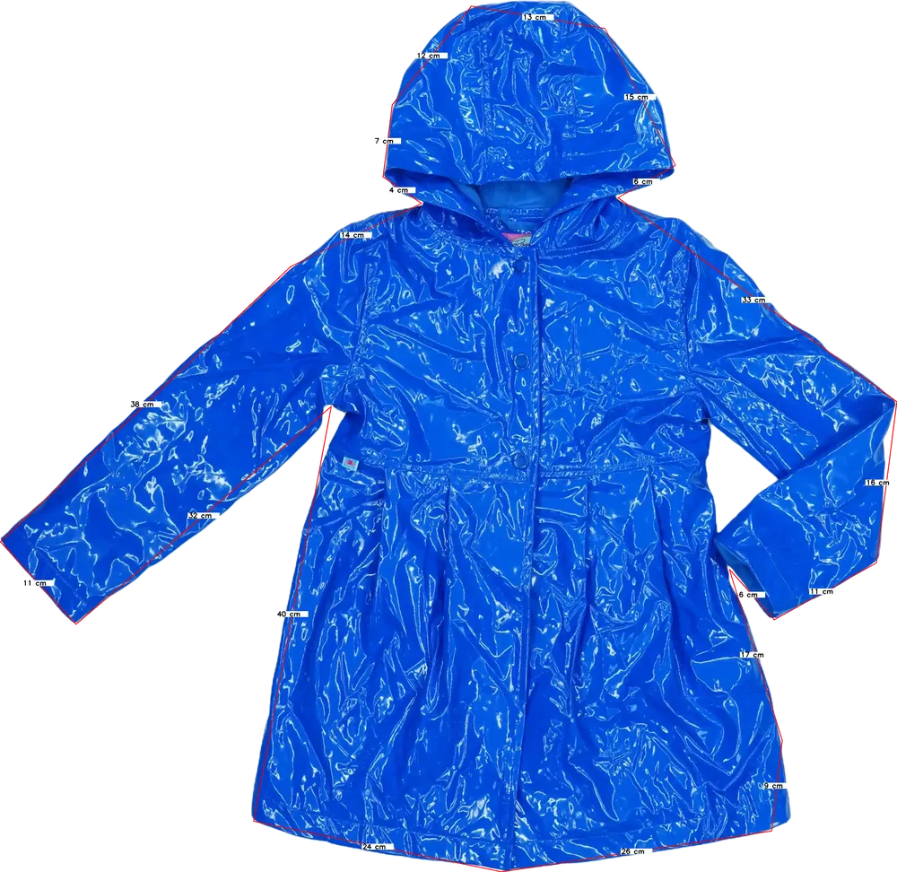 Kék Rosalita Esőkabát EU 128 / UK 8 év / US 8 év/M