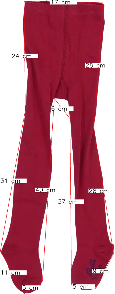 Piros Rosalita Harisnya EU 98 / UK 3 év / US 3T