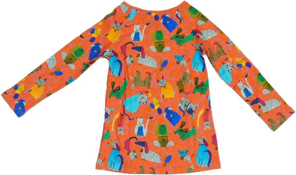 Sárga (narancs) Rosalita Hosszú ujjú felső EU 104 / UK 4 év / US 4T/XS