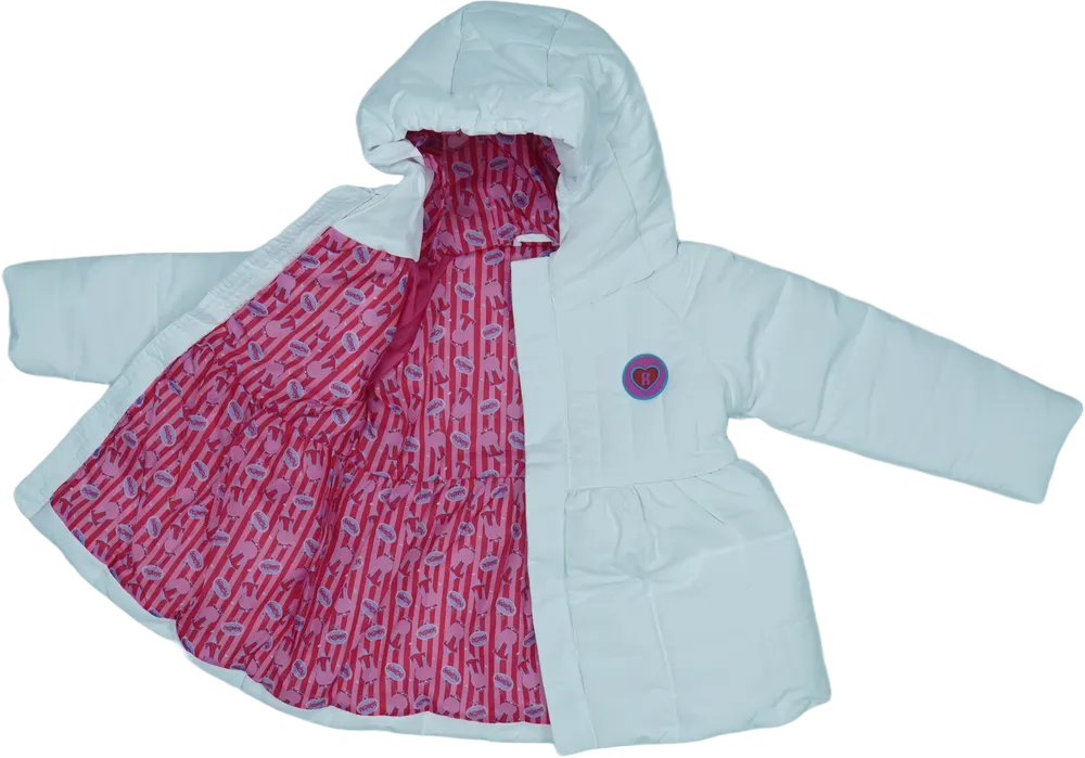 Fehér Rosalita Télikabát EU 110 / UK 5 év / US 5 év/XS