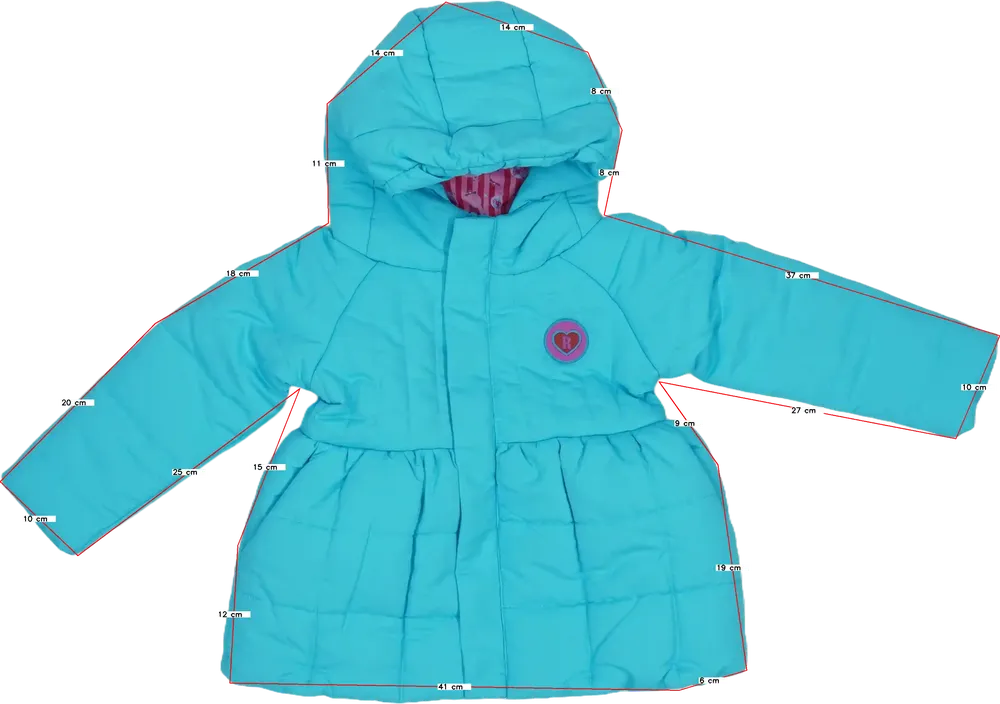 Kék Rosalita Télikabát EU 104 / UK 4 év / US 4T/XS