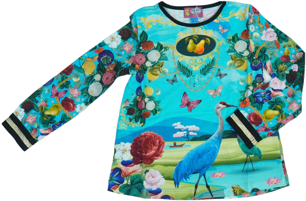 Kék Rosalita Hosszú ujjú felső EU 104 / UK 4 év / US 4T/XS