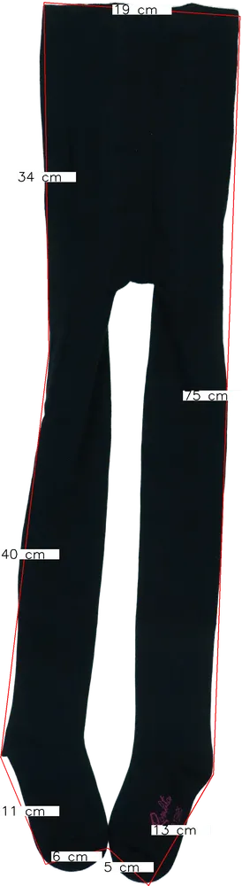 Fekete Rosalita Harisnya EU 128 / UK 8 év / US 8 év/M