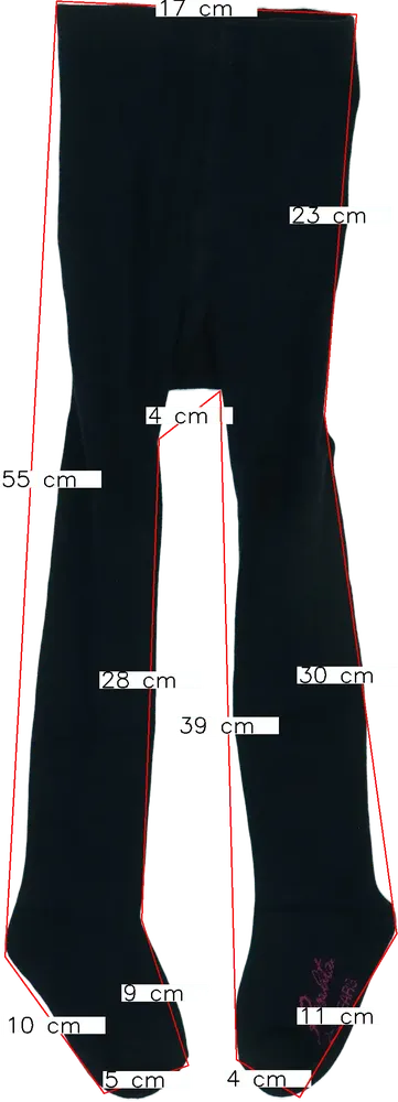 Fekete Rosalita Harisnya EU 98 / UK 3 év / US 3T