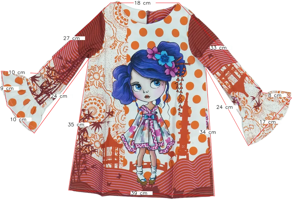 Többszínű Rosalita Ruha EU 104 / UK 4 év / US 4T/XS