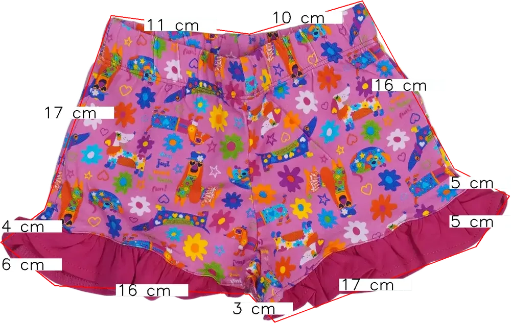 Rózsaszín Rosalita Szoknyanadrág EU 98 / UK 3 év / US 3T